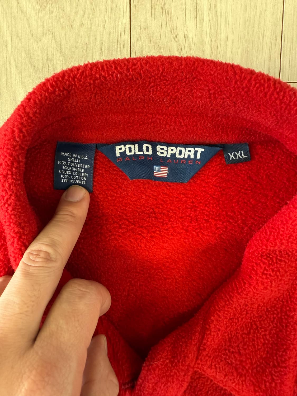 90s 폴로스포츠 플리스 후리스 자켓  상품이미지2