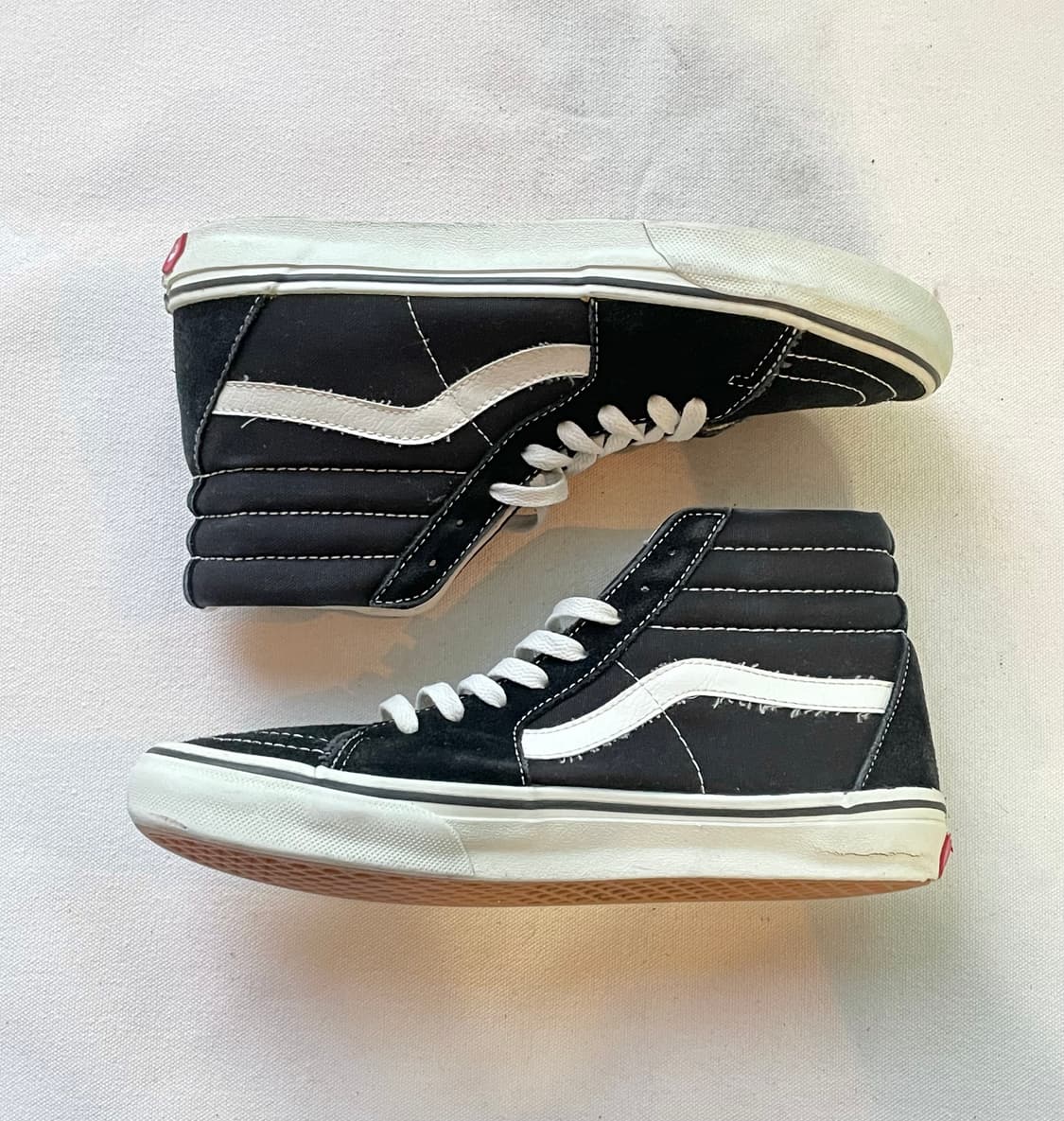 반스 스케이트 하이 블랙 화이트 상품이미지3
