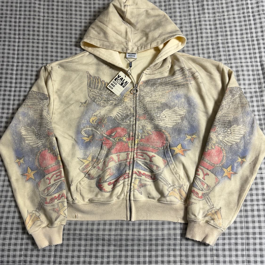 (M) vale forever 노스탤지어 후드 집업 셋업 상품이미지3