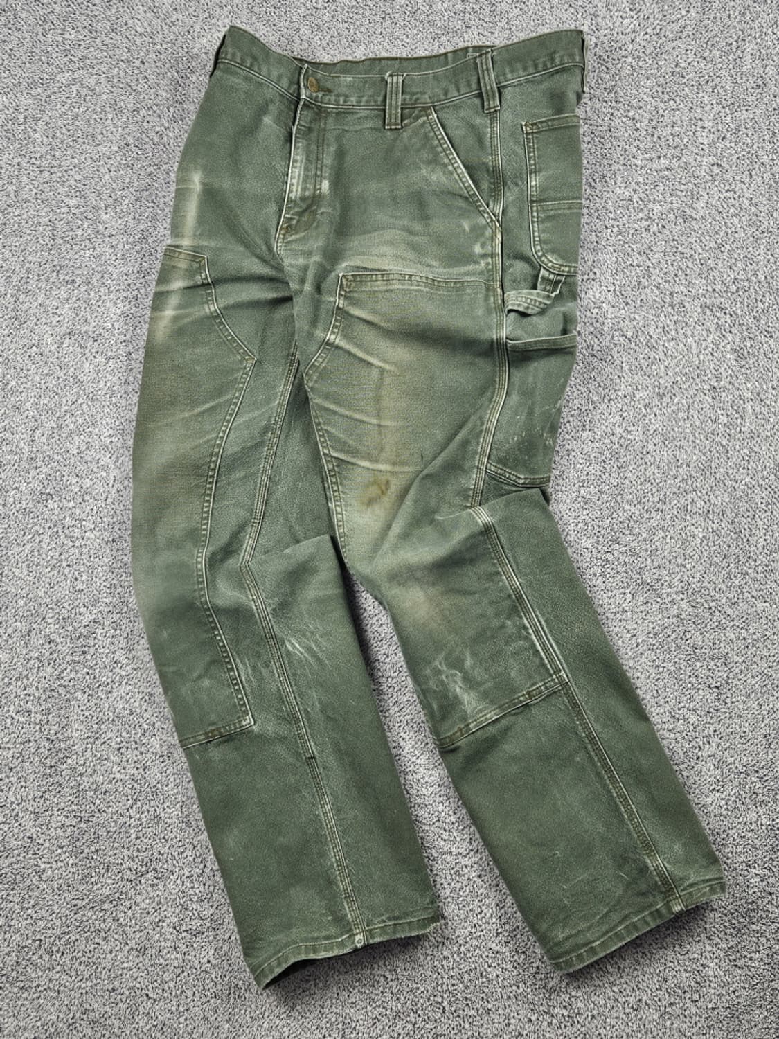 칼하트 덕 캔버스 더블니 카펜터 워크 팬츠 ( 36X32 )/ 10123 상품이미지2