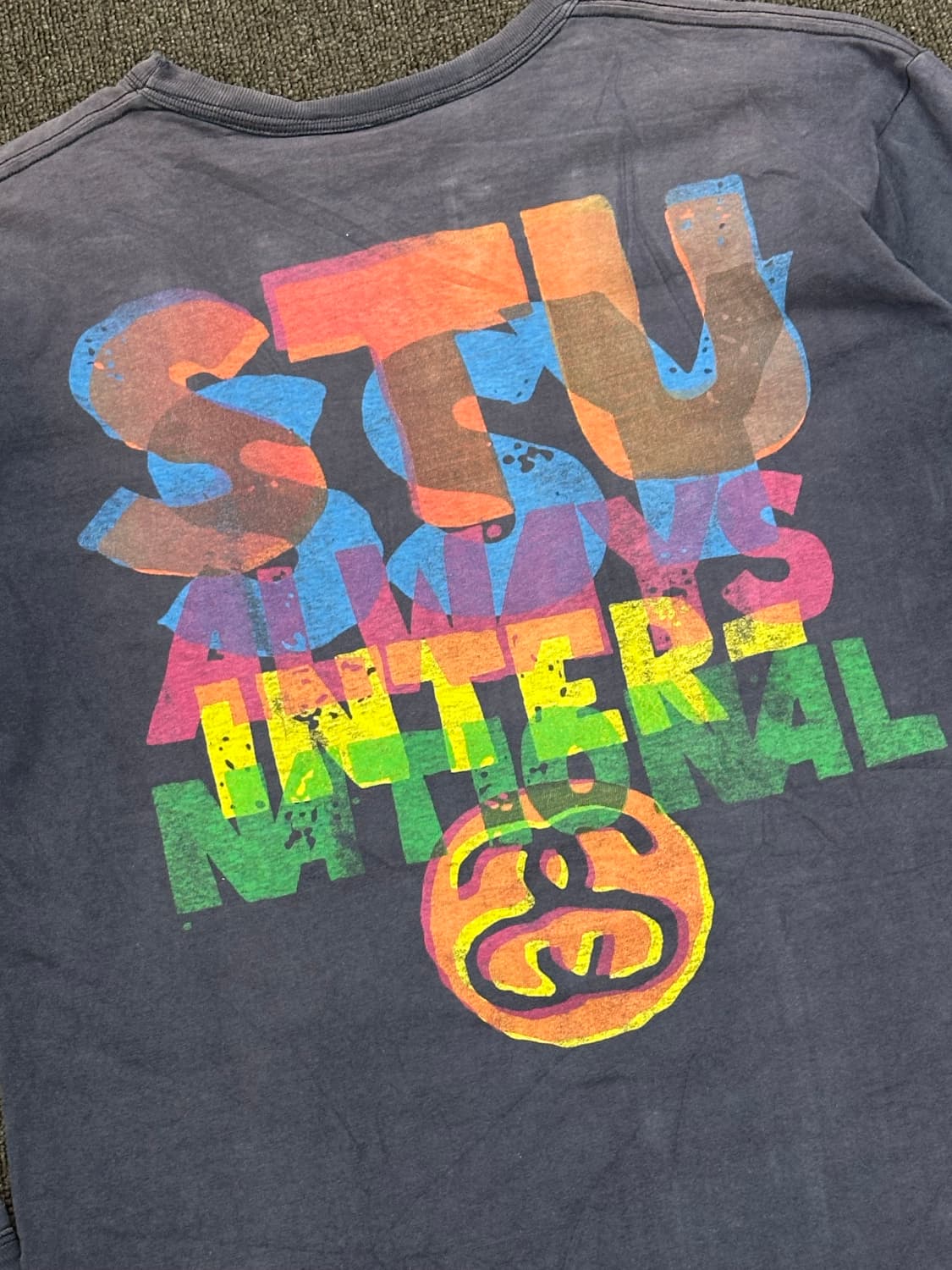 S)스투시 빈티지 프린팅 롱슬리브 상품이미지7