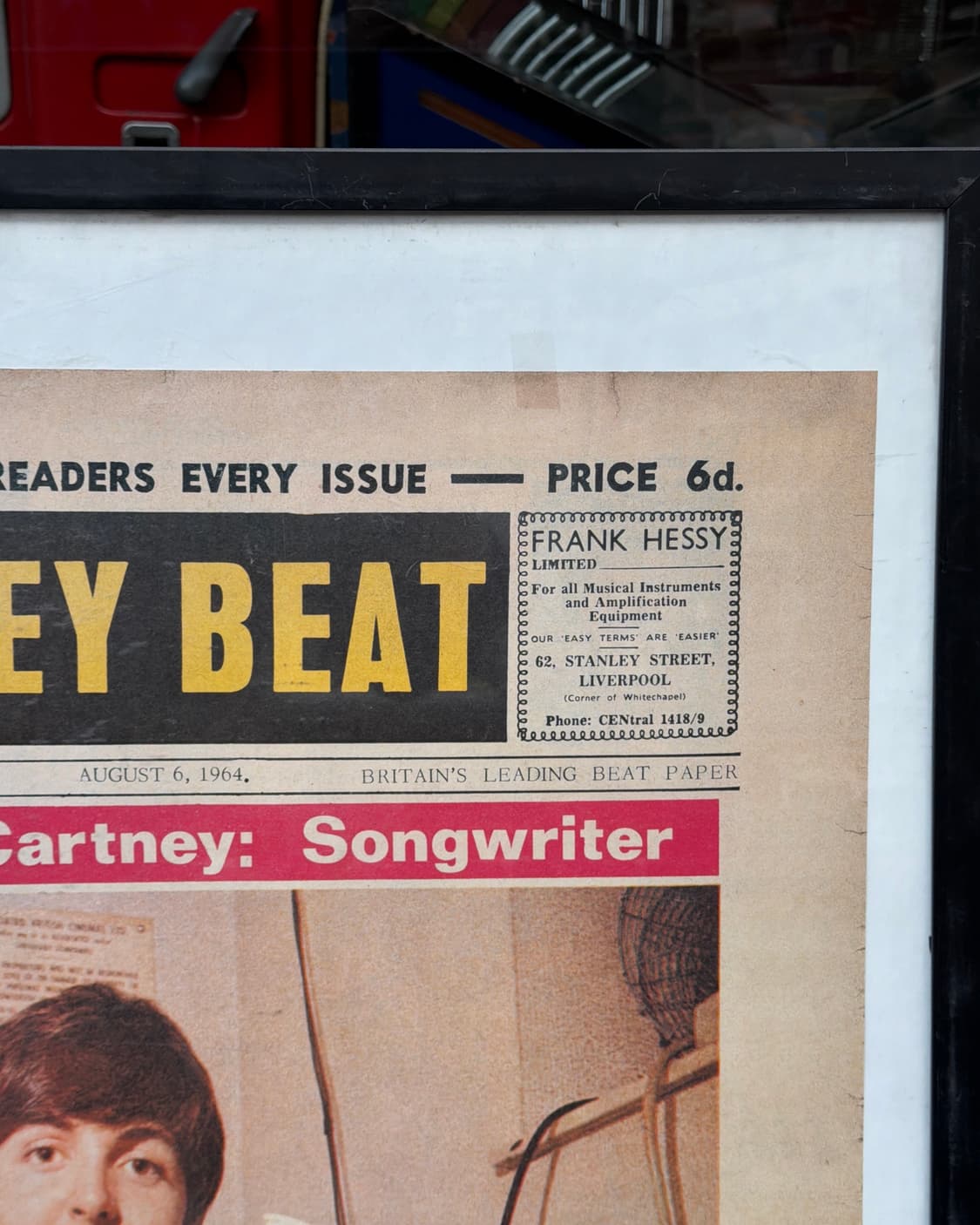 빈티지 소품 폴 매카트니 포스터 액자 상품이미지4