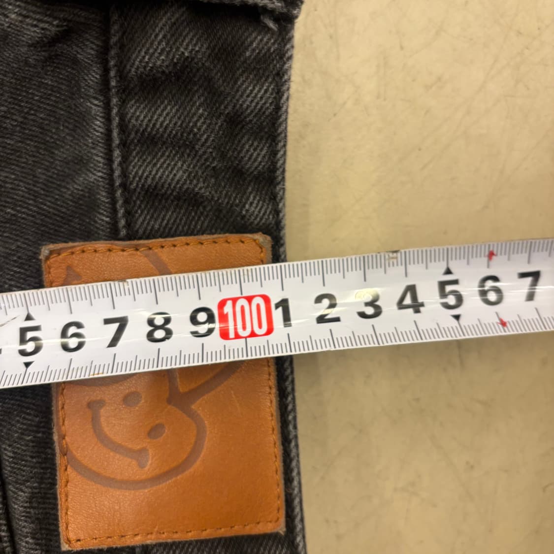 키르시 워싱 흑청 카고 와이드 데님 팬츠 상품이미지6