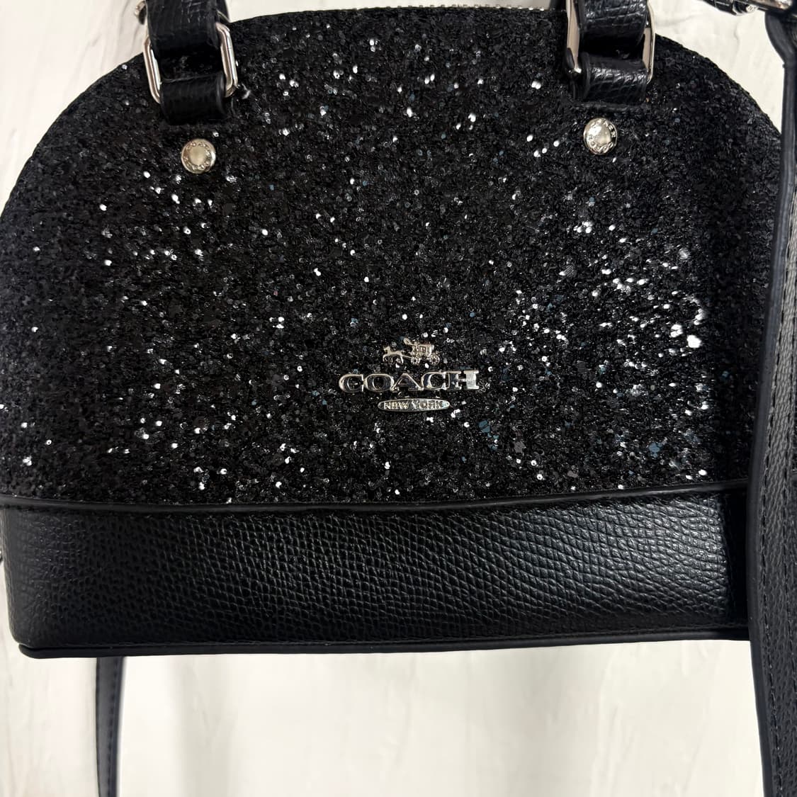 코치 블랙 미니 토트백 크로스백 상품이미지2