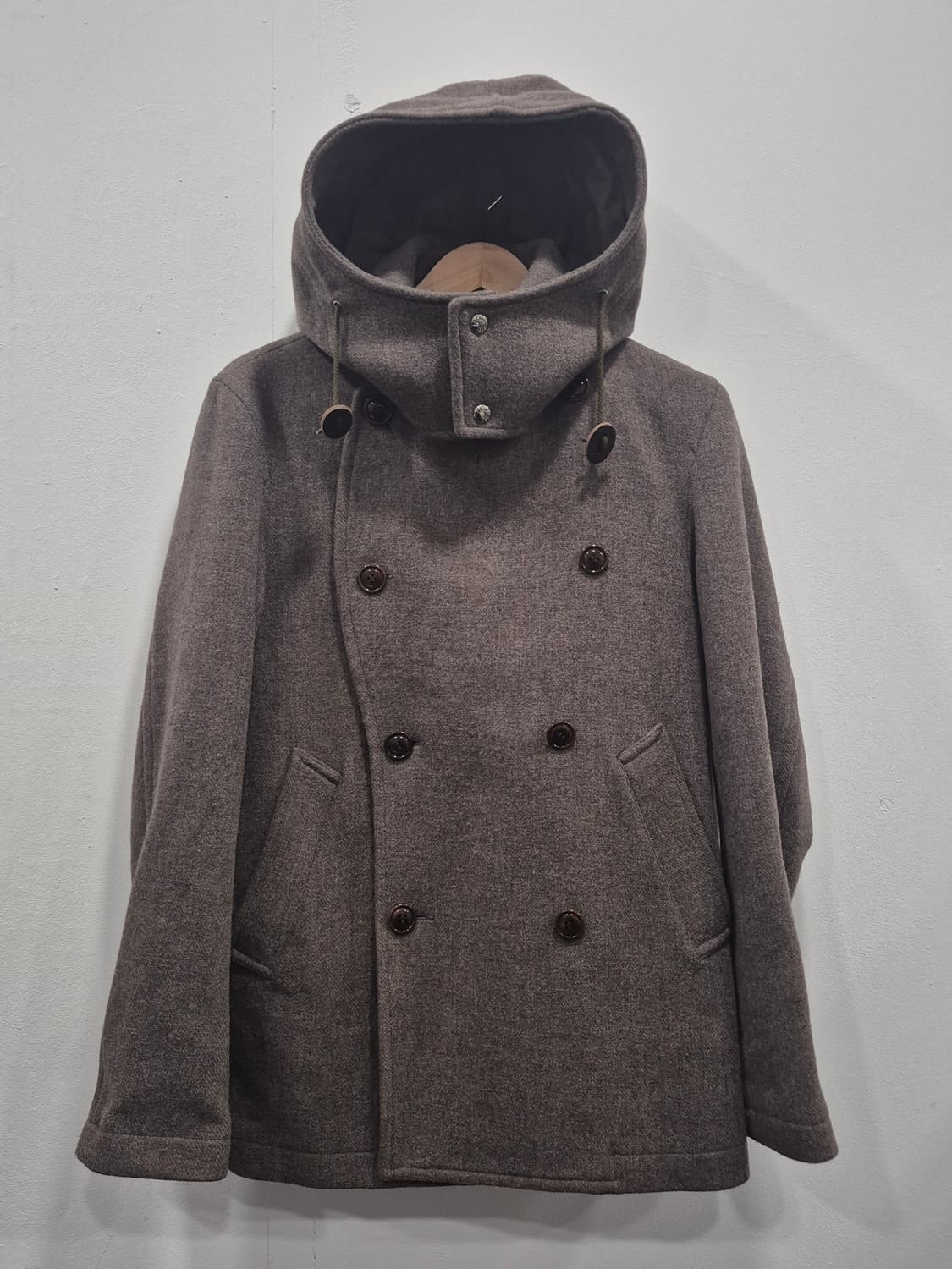 카반드주카 후디드 집업 울 코트 여성 95사이즈 상품이미지2