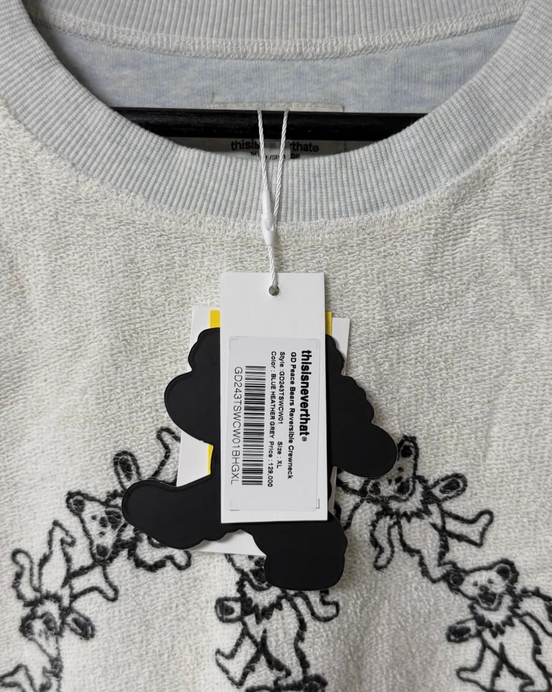 (새상품) 디네댓 X 그레이트풀 데드 콜라보 맨투맨 상품이미지5