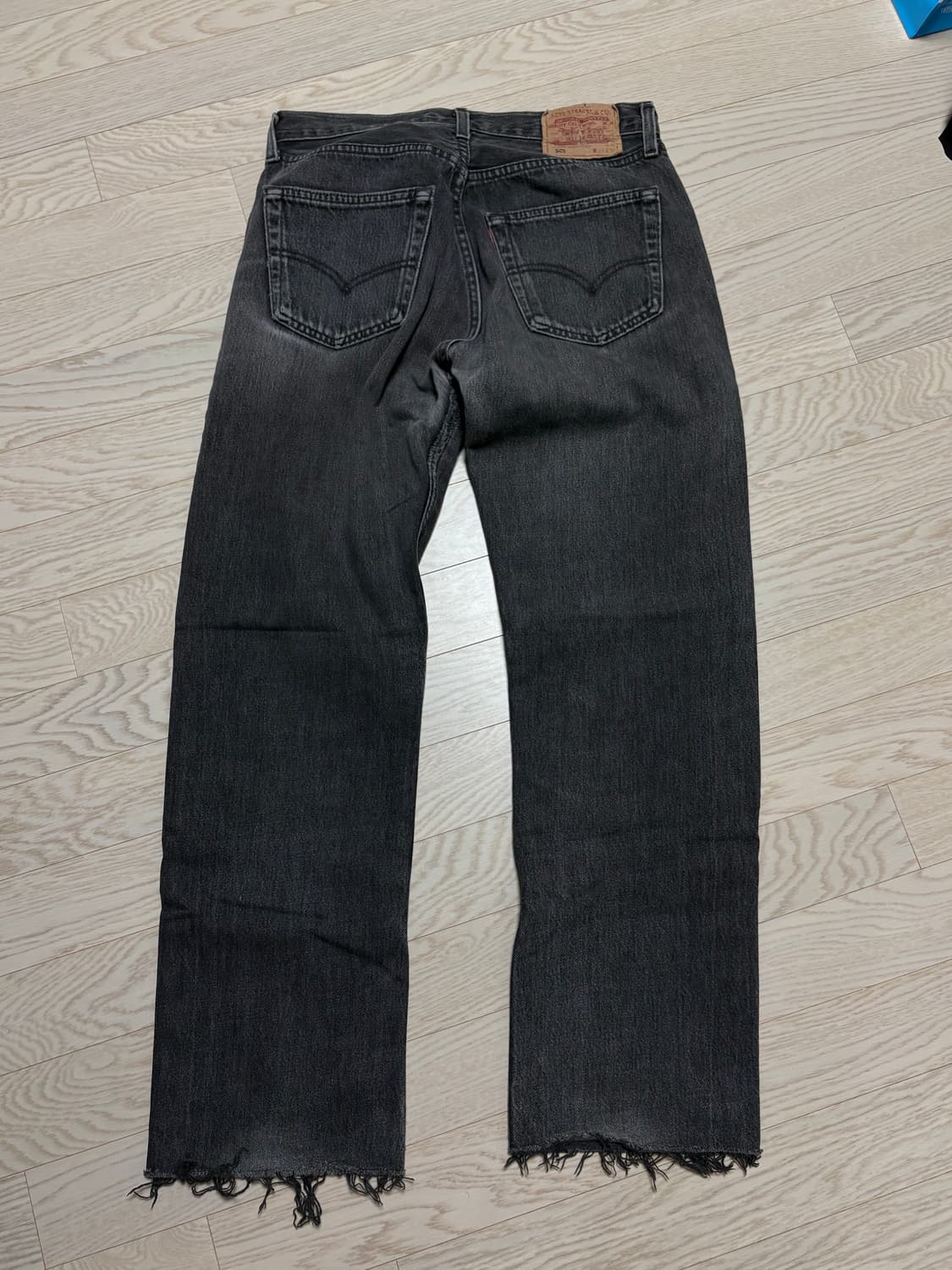 리바이스 501 uk 흑청 28-29 상품이미지3