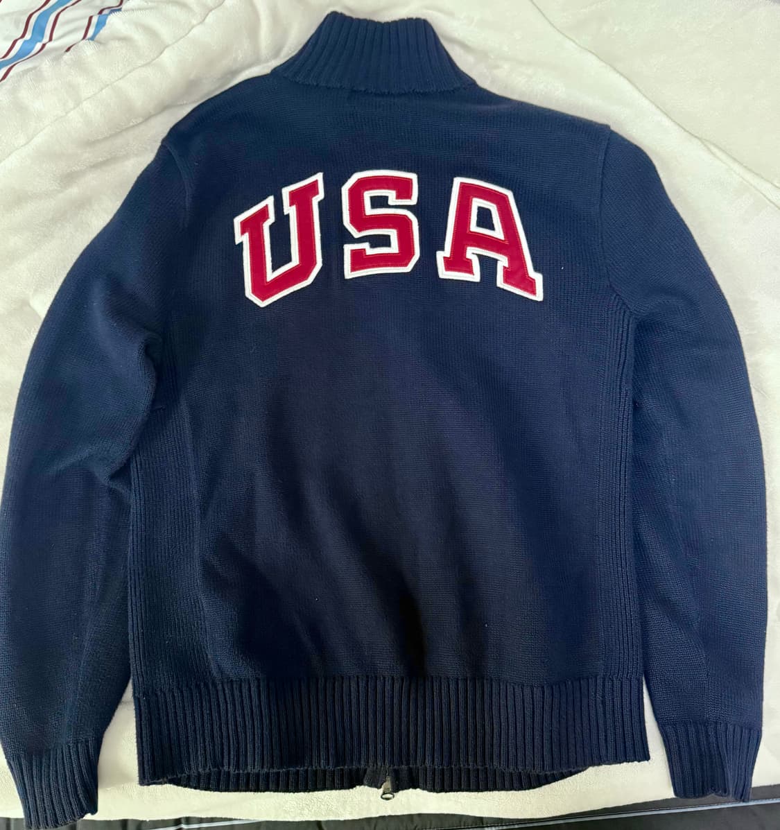 폴로 빅포니 USA 니트 집업 상품이미지2