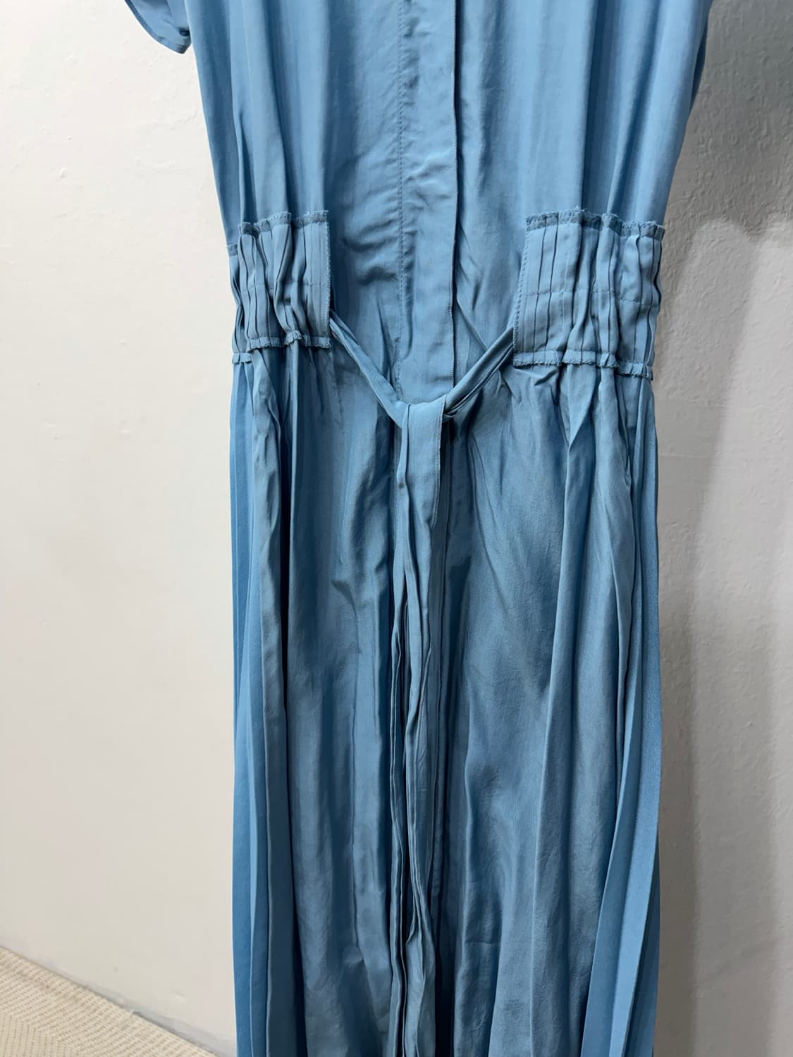 정품) TIME 타임 1993 한섬 블루 랩 롱 원피스 82 상품이미지3