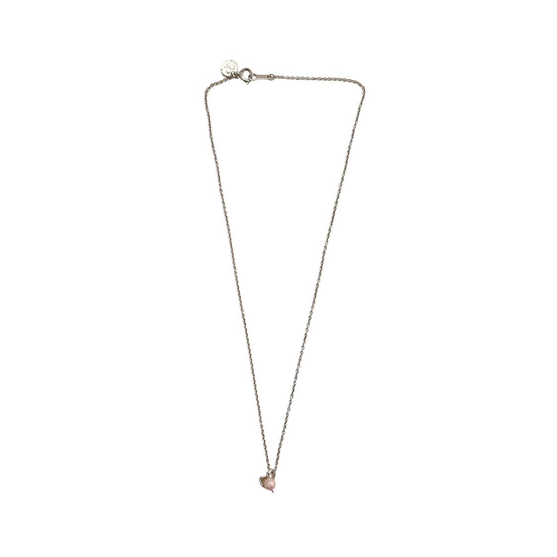 꾸레쥬 펄 하트 실버 목걸이 상품이미지3