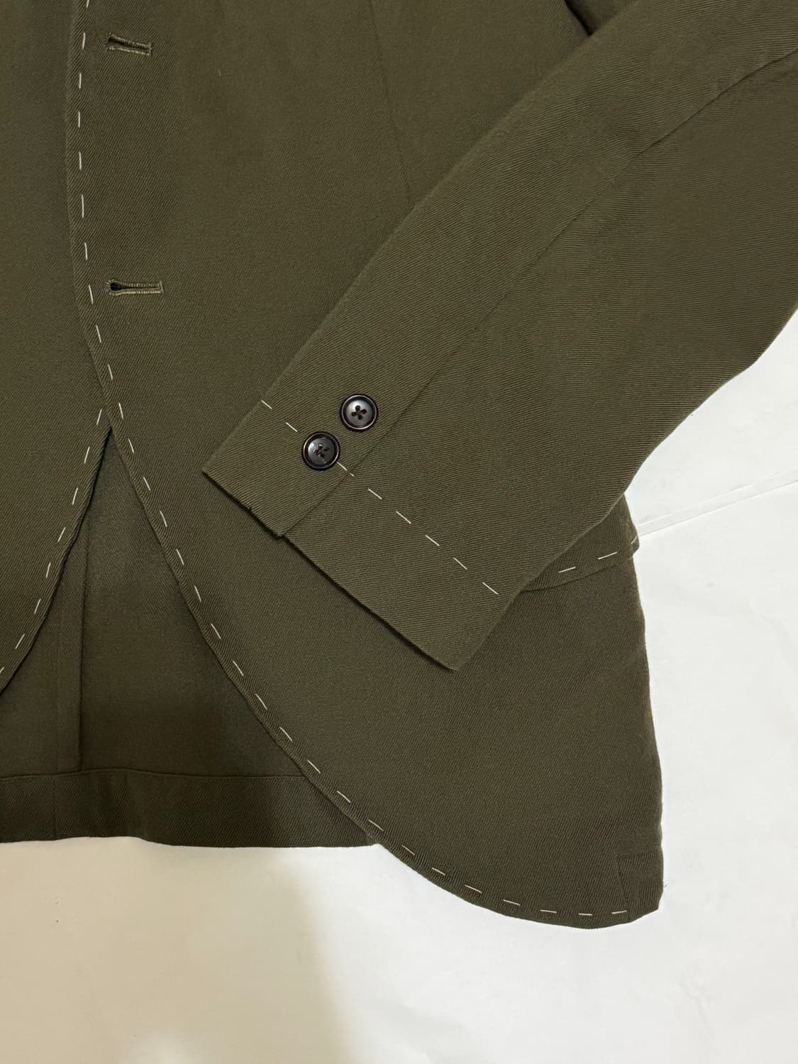 Y'S 요지야마모토 스티치라인 울 자켓 4 상품이미지7