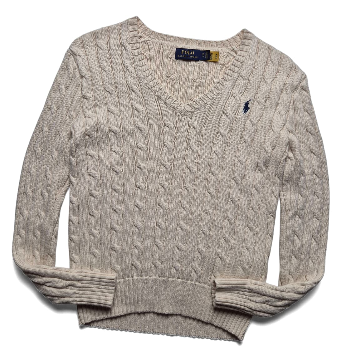 [XS] 폴로 랄프로렌 V넥 케이블 니트 상품이미지2