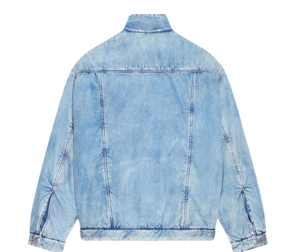 [48] 발렌시아가 패디드 재패니스 데님 자켓 연청 상품이미지7