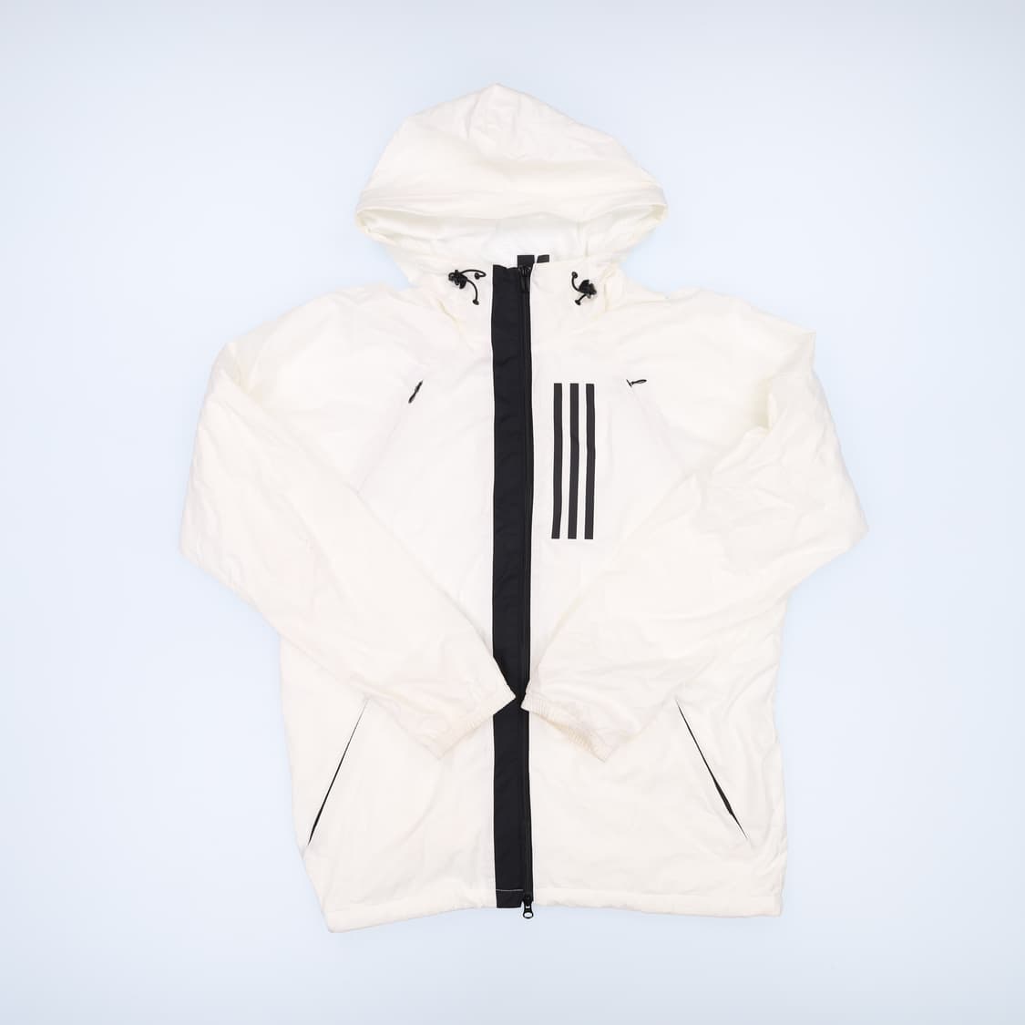 [XL] 아디다스 빈티지 삼선 로고 후드 바람막이 자켓  0115J 상품이미지1