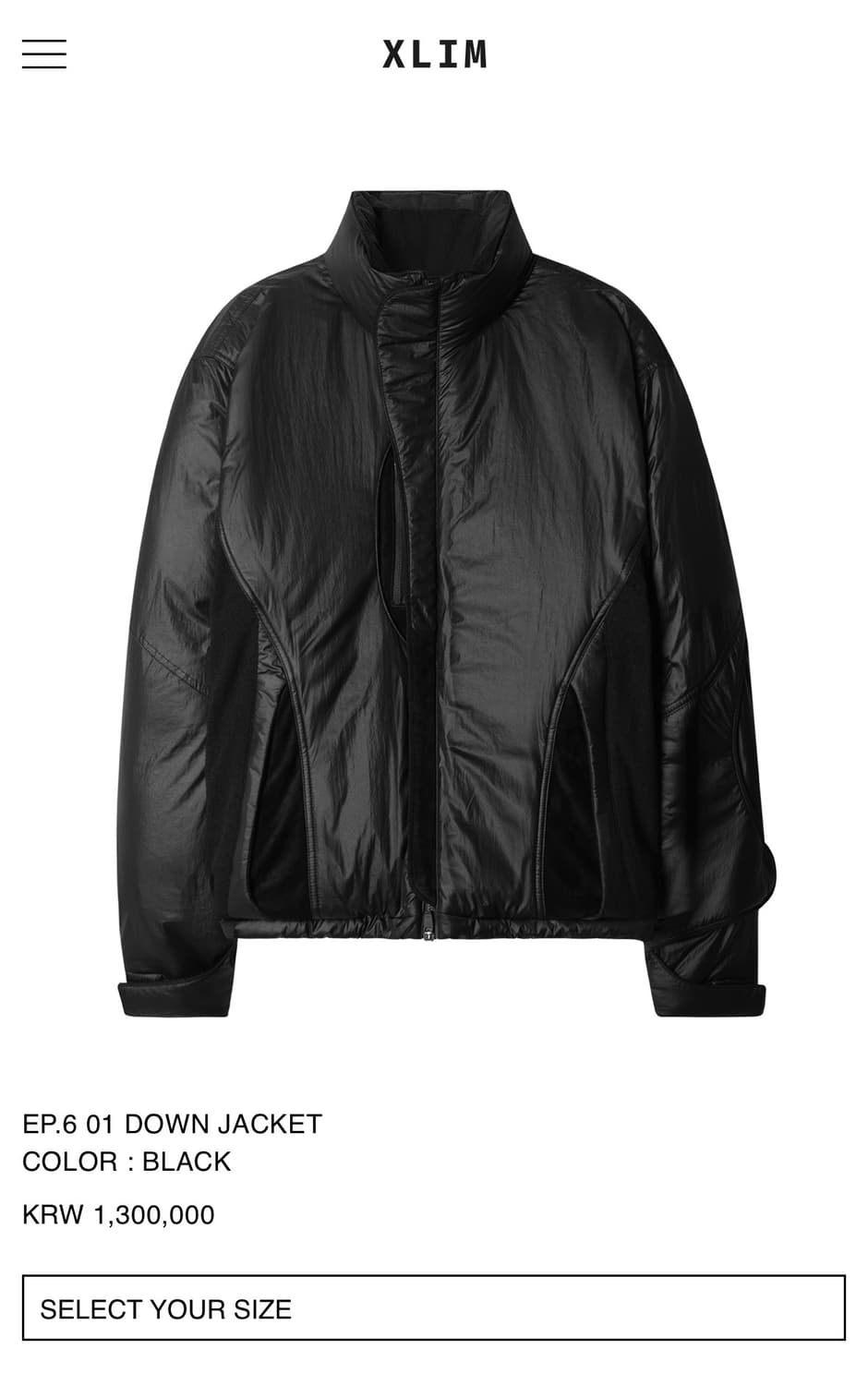 Xlim EP.6 01 DOWN JACKET(XL) 상품이미지2