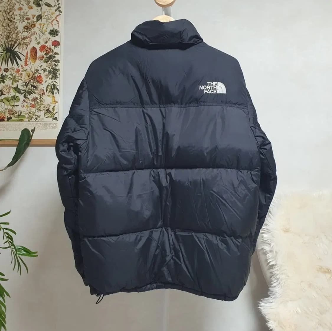 [L] 해외판 노스페이스 레트로 눕시 1996 블랙 패딩 700 상품이미지2