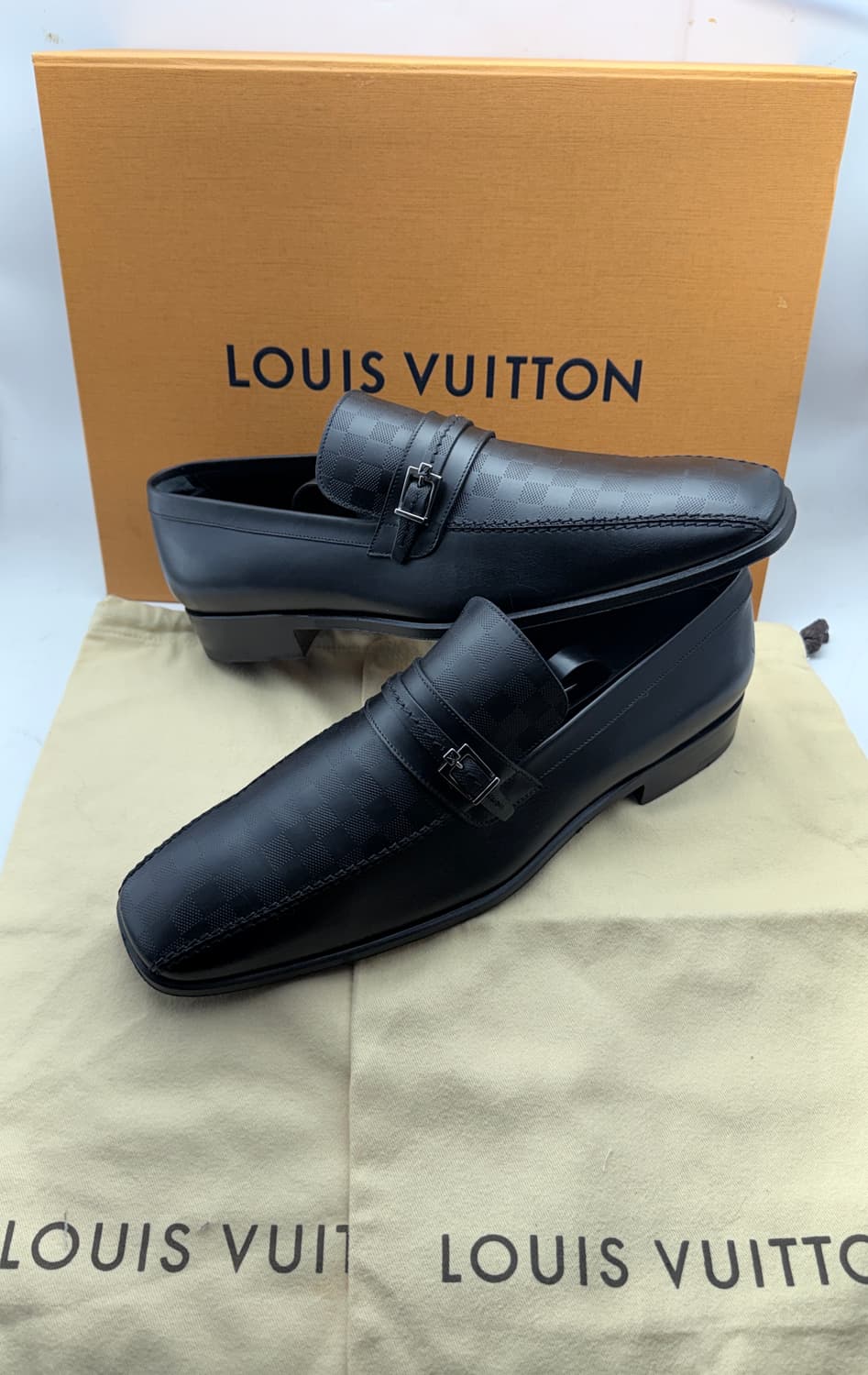 정품)루이비통 다미에 구두 255 상품이미지6