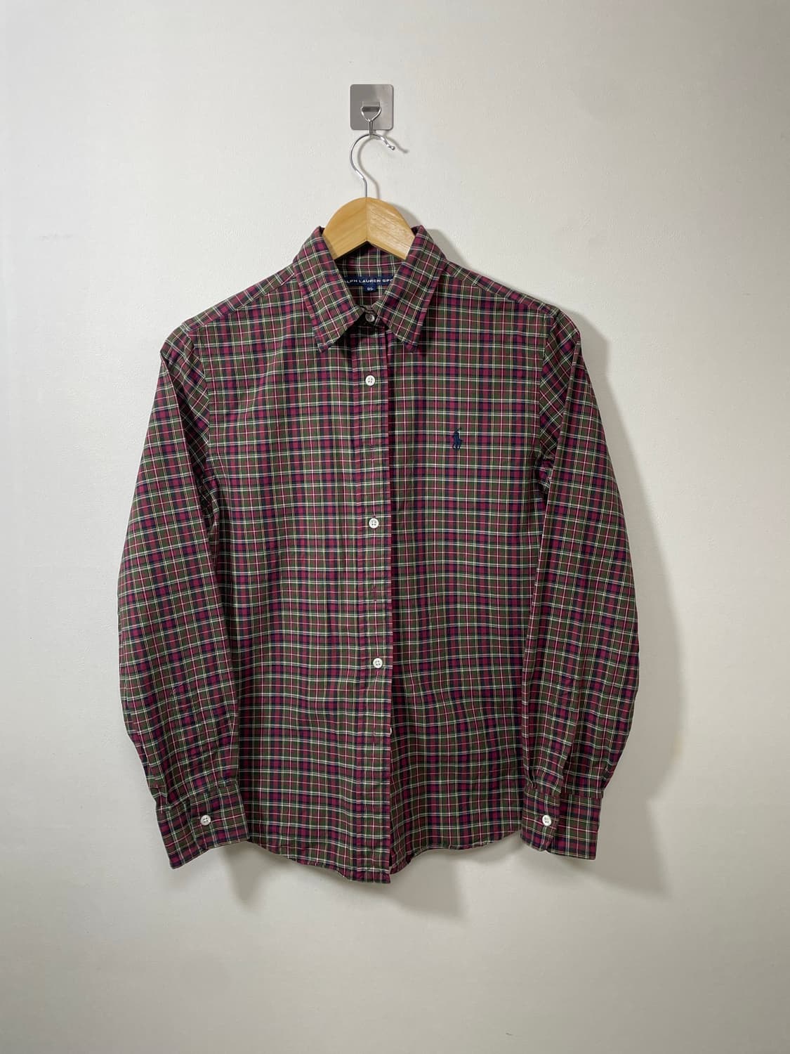 폴로Polo 코튼 체크 셔츠 95 - S12  상품이미지1