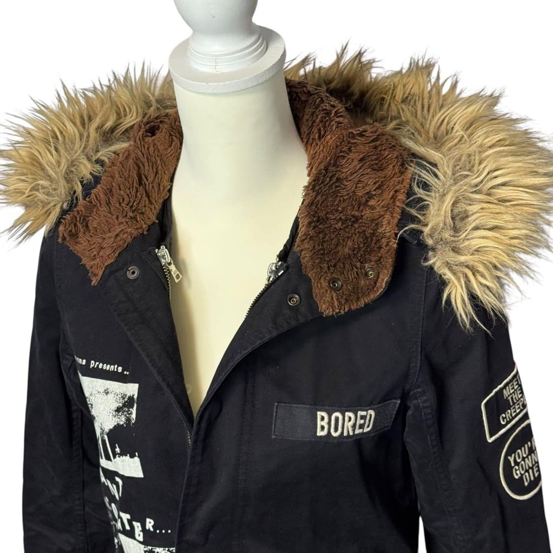 히스테릭 글래머 레이디스 n3b 모즈코트 상품이미지6