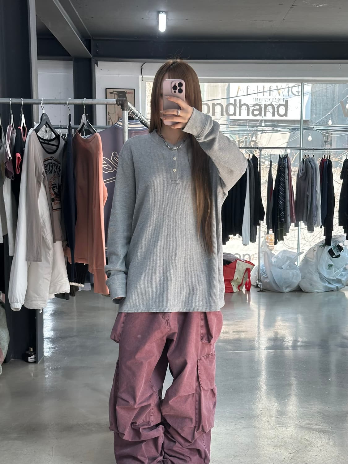 리바이스 와플 헨리넥 롱슬리브 상품이미지3