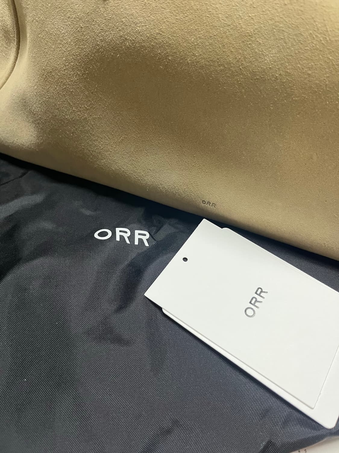 ORR 오르 커비백 스웨이드 베이지 M 상품이미지1