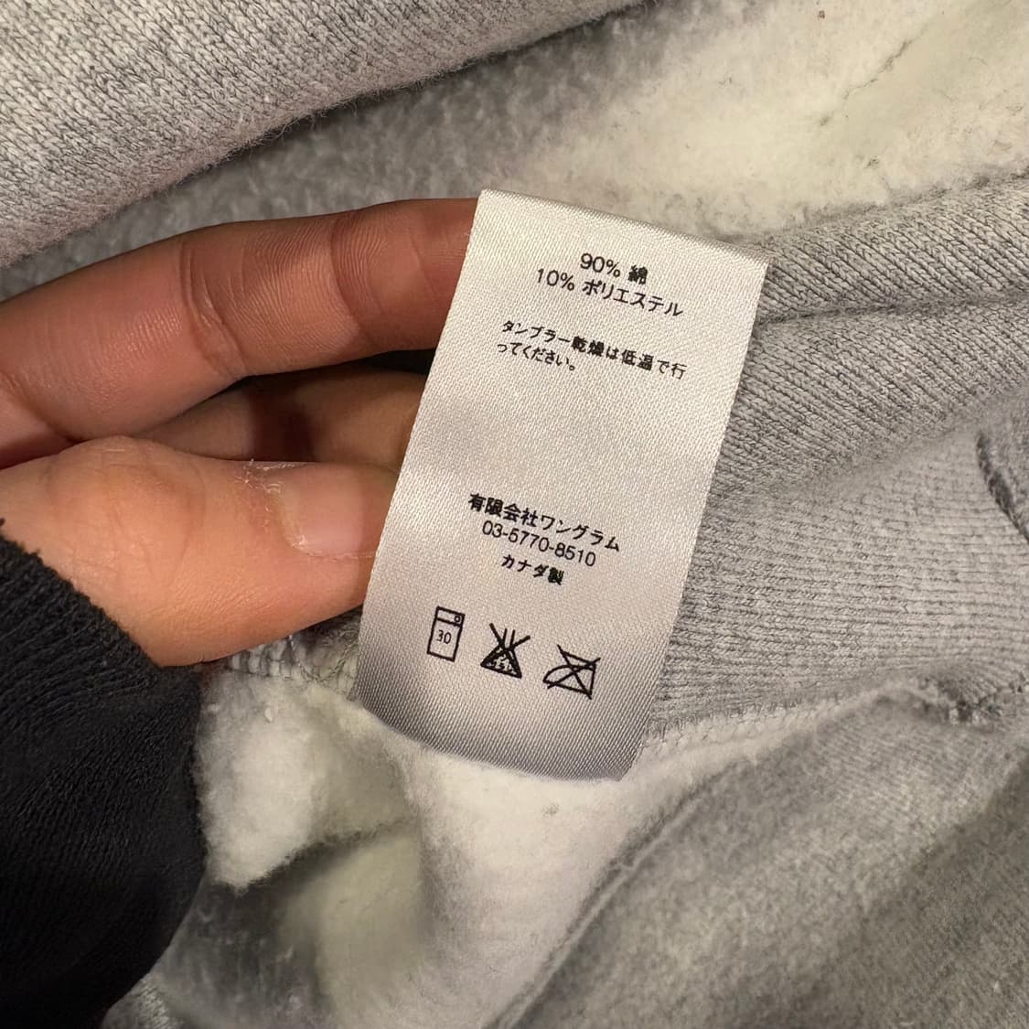 슈프림 박스로고 그레이 후드티 상품이미지5