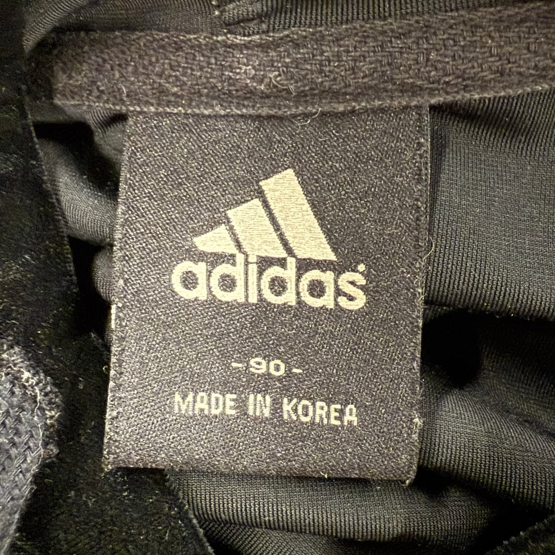 아디다스 블랙 벨벳 후플 후드집업 90 상품이미지5