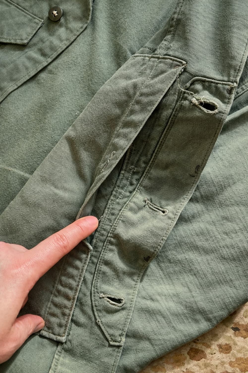 50's USMC P-56 유틸리티 셔츠 100 상품이미지8