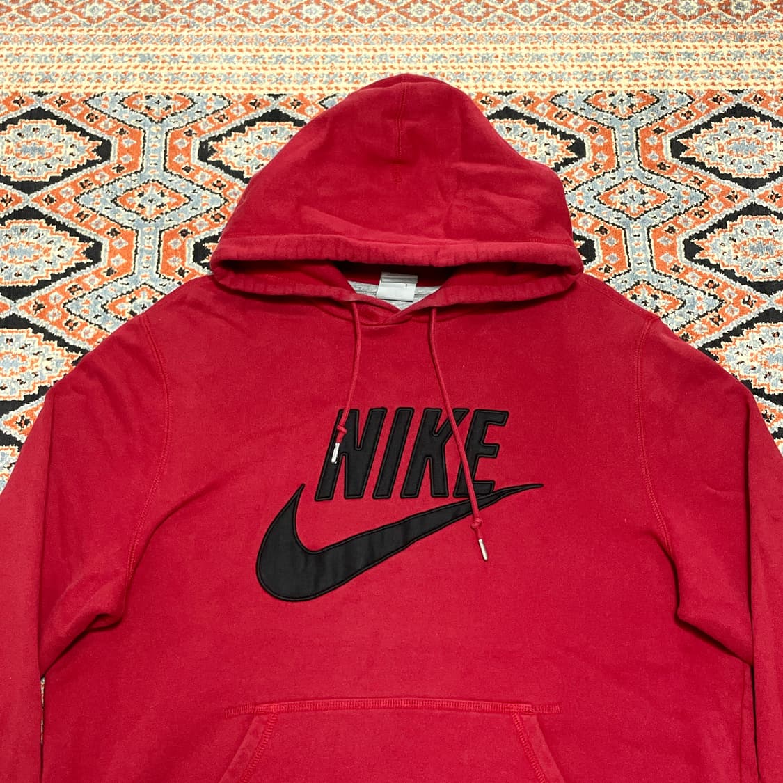 나이키 빅로고 레드 후드티셔츠 남성XL 상품이미지2