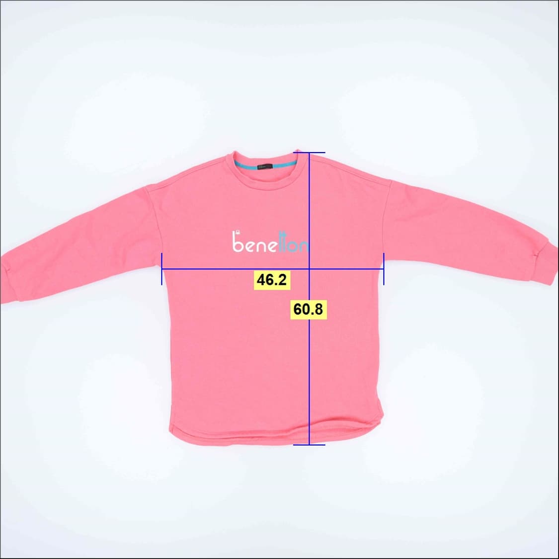 [145] 베네통 여성 기모 긴팔티 0115H1 상품이미지4