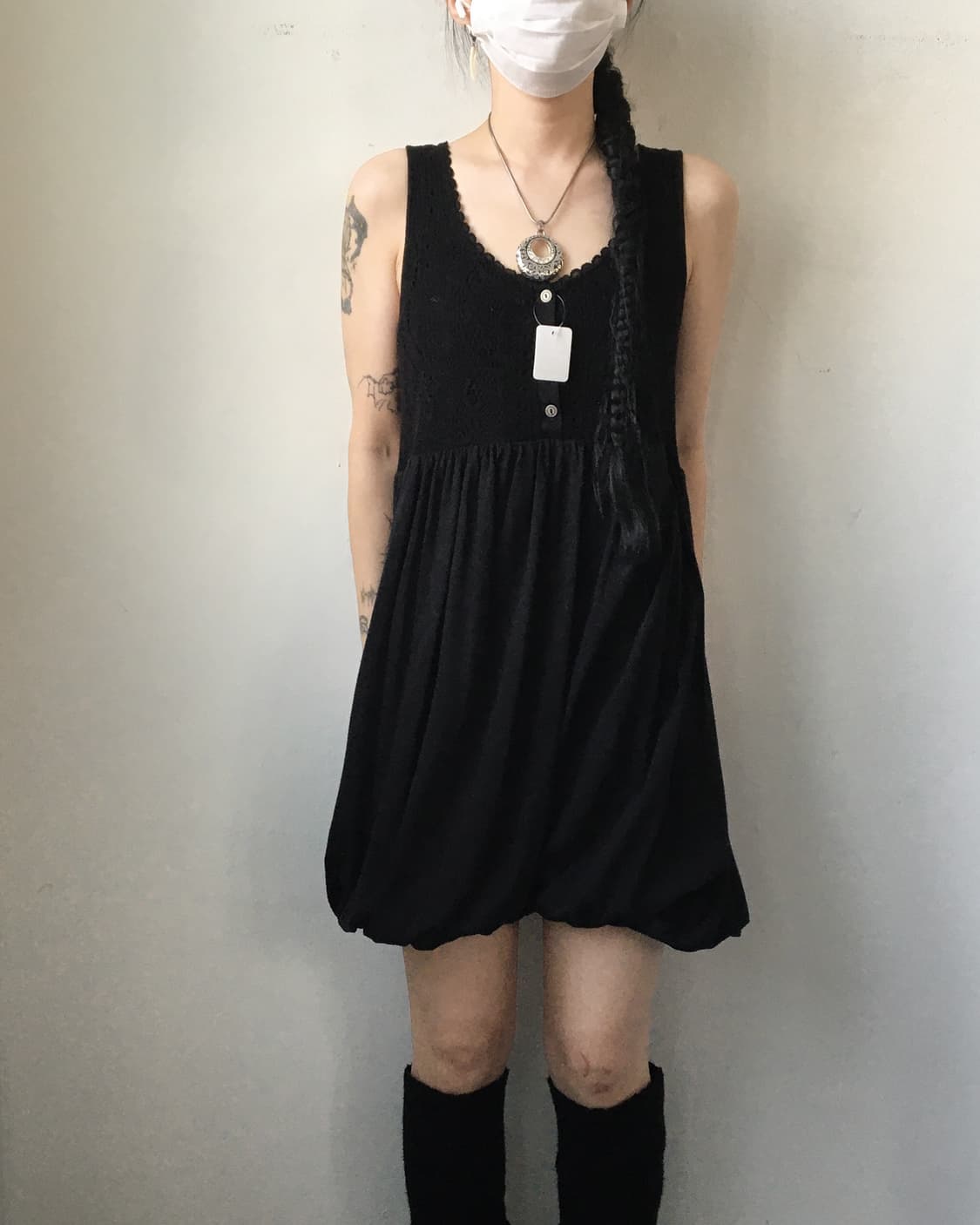 Crochet point sleeveless onepiece 상품이미지6