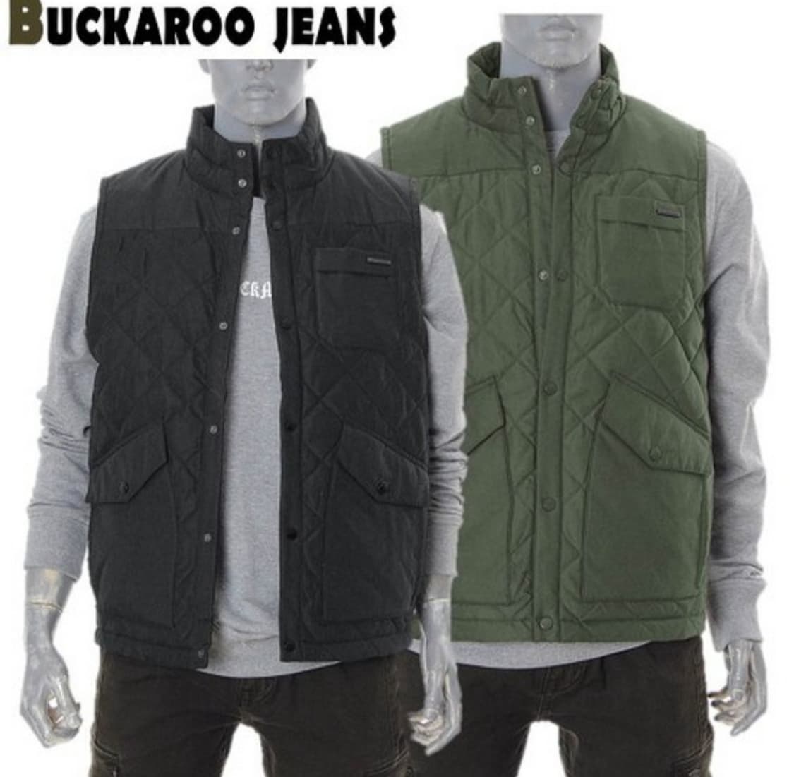 버커루 남성 PN 6온스 퀄팅 베스트, 퀄팅조끼 M 상품이미지1
