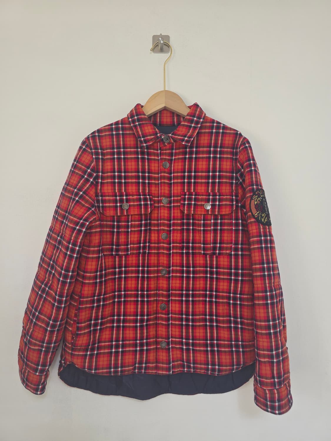 자딕앤볼테르 ZADIG&VOLTAIRE 체크 퀼팅 셔츠자켓 S 간절기 상품이미지2