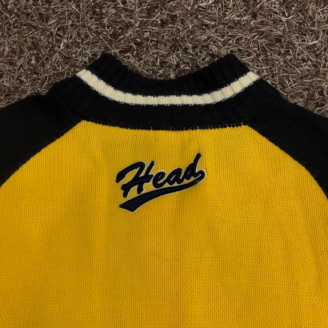 헤드 빈티지 울 니트 집업 자켓 상품이미지4