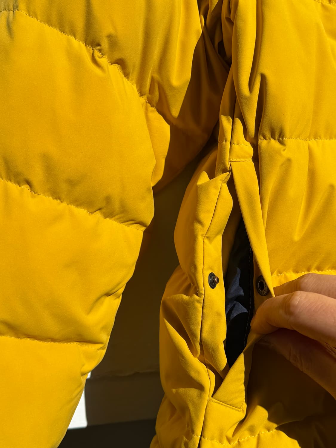 Aspesi 구스 다운 옐로우 패딩 점퍼 S 상품이미지5