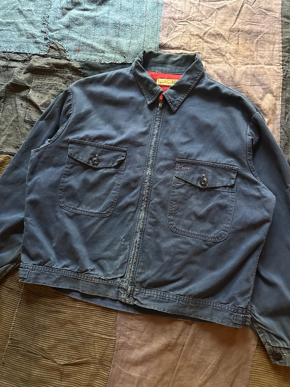 50s USA Vintage Mechanic Work Jacket 상품이미지2