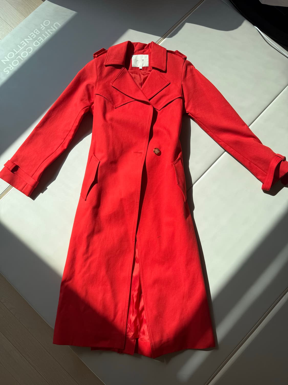[새상품.정가80] maje 섹시한 레드 트렌치 코트 마쥬 아우터 점퍼 상품이미지1