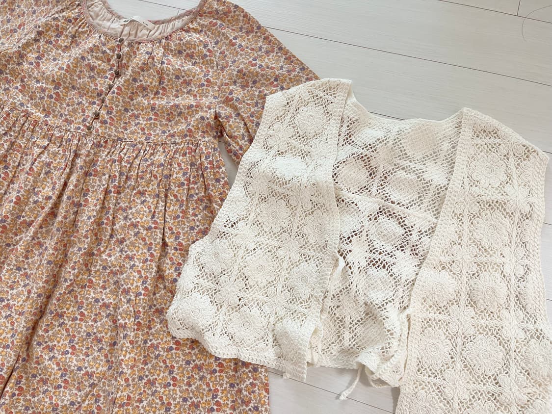 Ehkasopo 원피스 조끼 세트 모리걸 상품이미지3