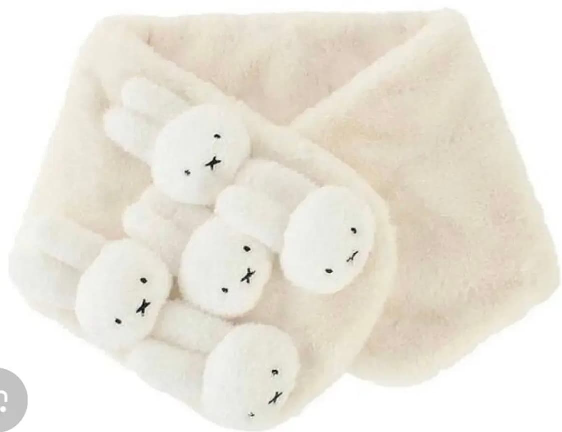 merry jenny 메리제니 미피 머플러 목도리 아이보리 흰색 화이트 상품이미지1