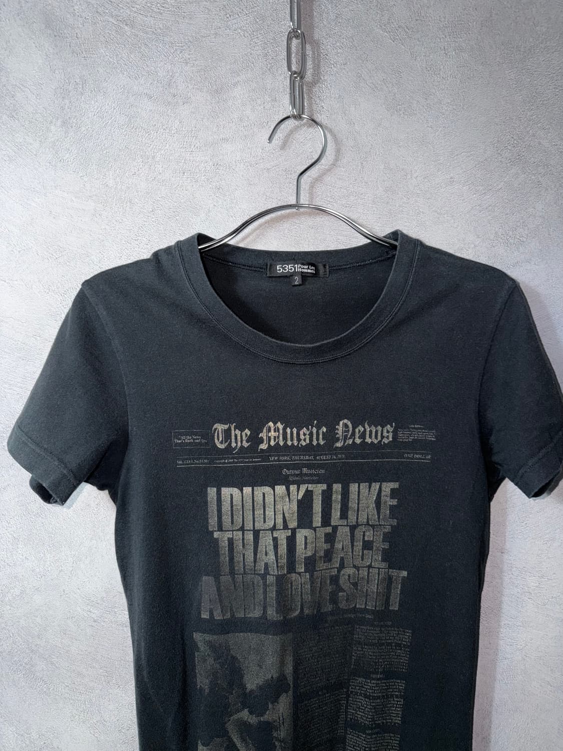 5351 Pour Les Hommes Graphic T-Shirt 상품이미지3