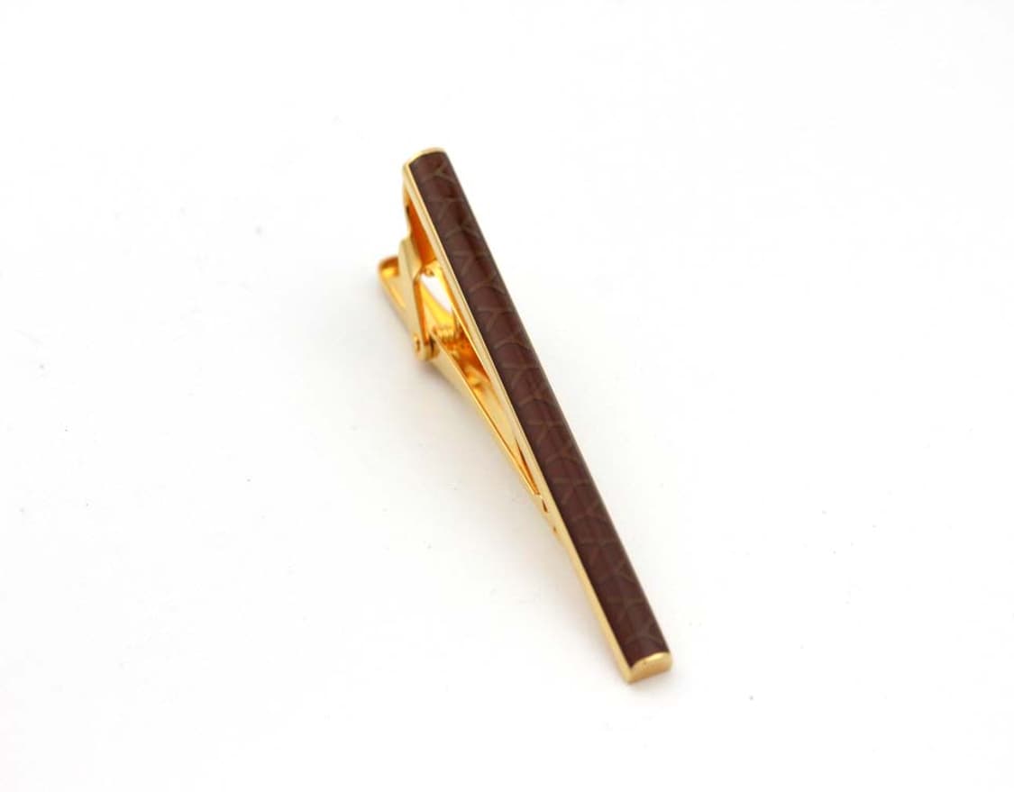 입생로랑 A+등급 5.8cm Y모티브 남자 명품 넥타이핀 커프스 세트 상품이미지5