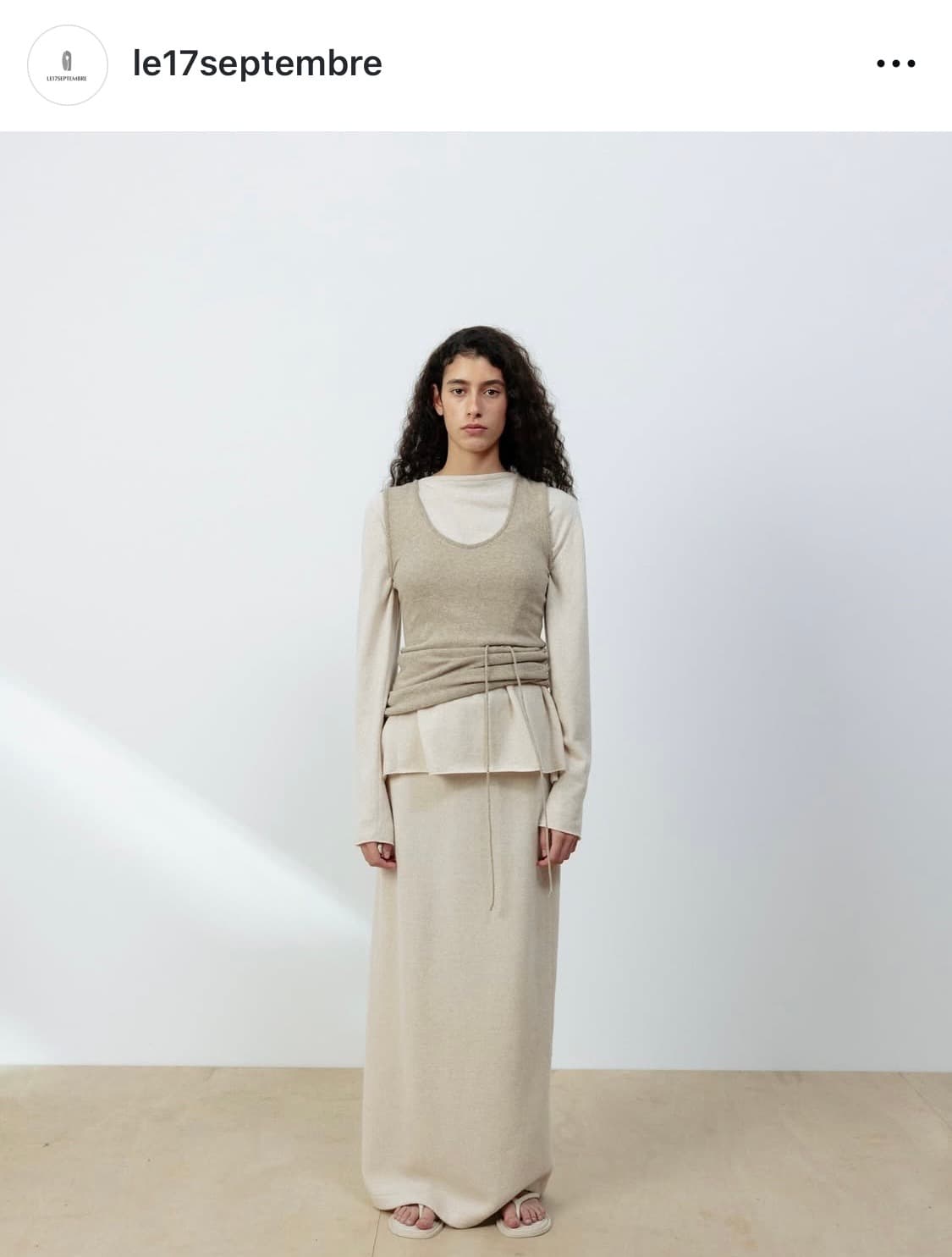 le17septembre 롱 스쿱넥 탑 상품이미지2