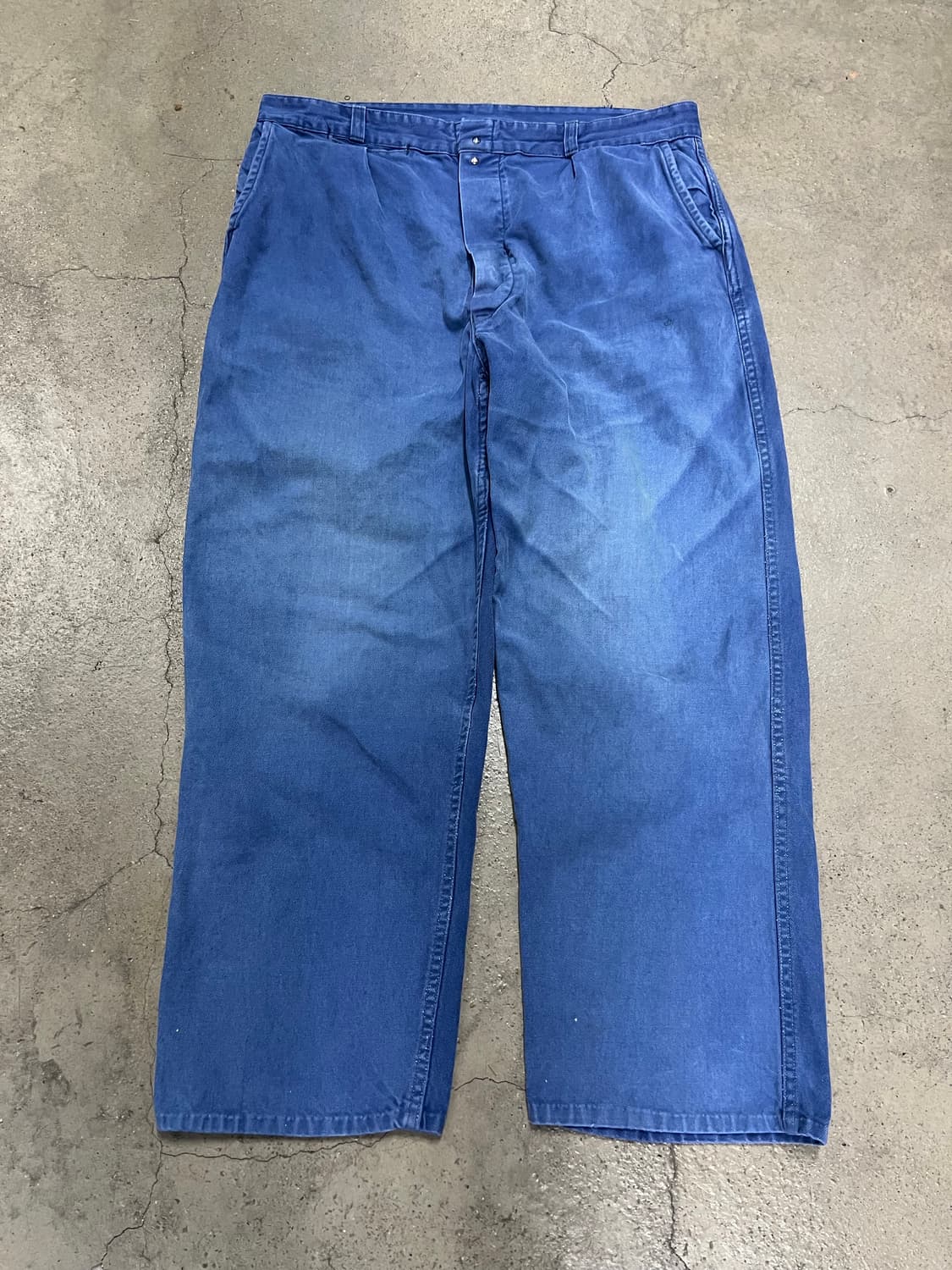 OLD VINTAGE HARD FADED FRENCH 프렌치워크팬츠 상품이미지1