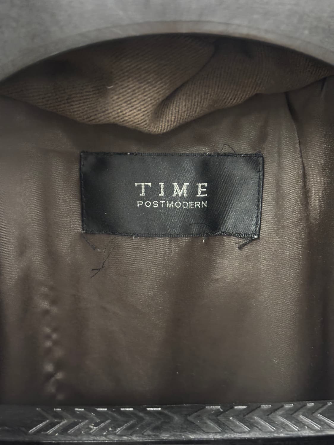 타임 블랙 다운 패딩 코트  상품이미지4