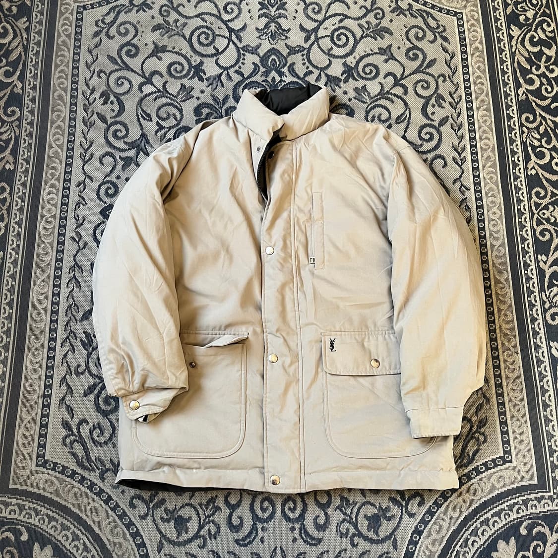 105 입생로랑 리버서블 다운 패딩/W2503 상품이미지3