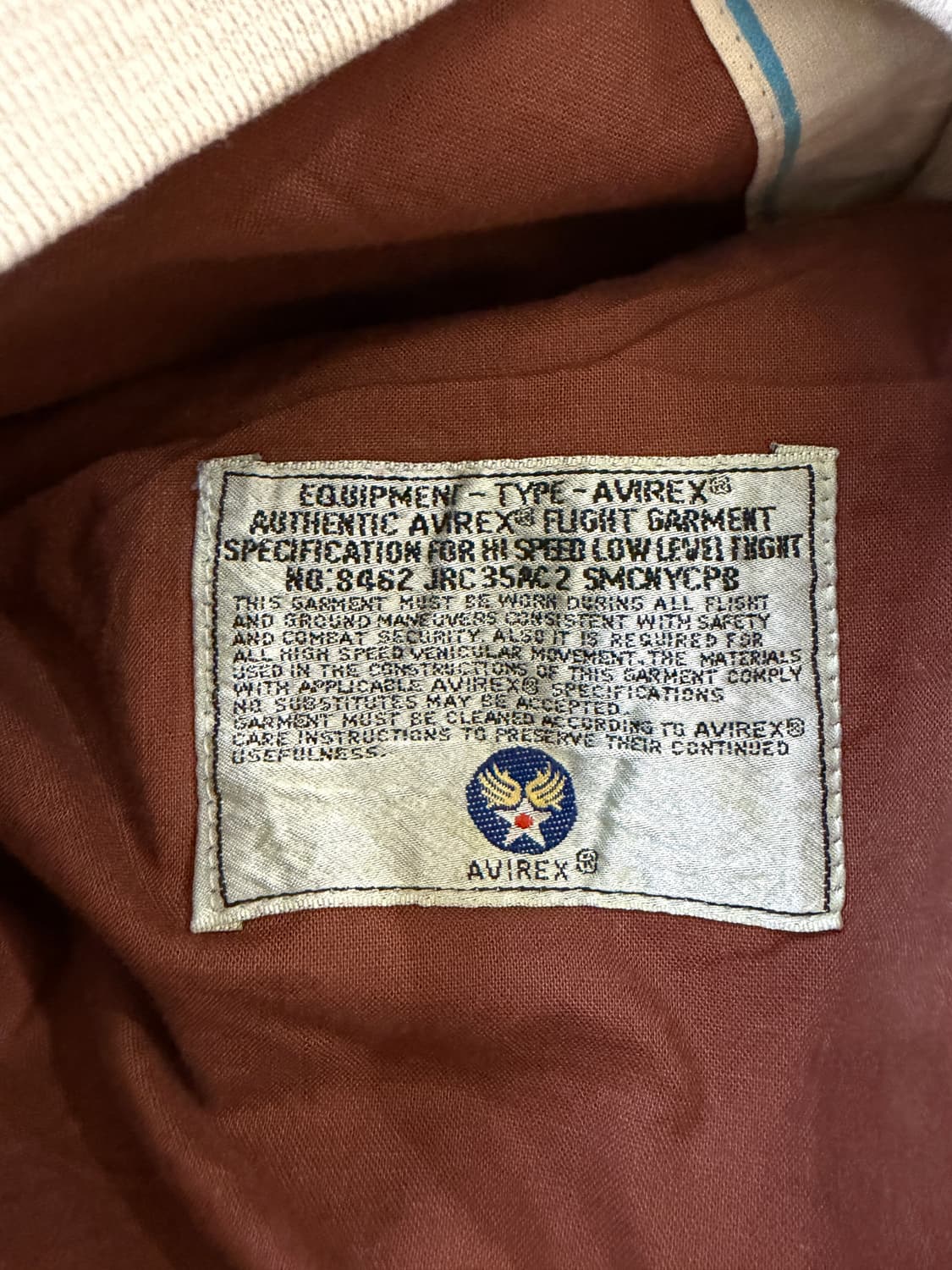 90's 아비렉스 Type-2 플라이트 자켓 상품이미지8