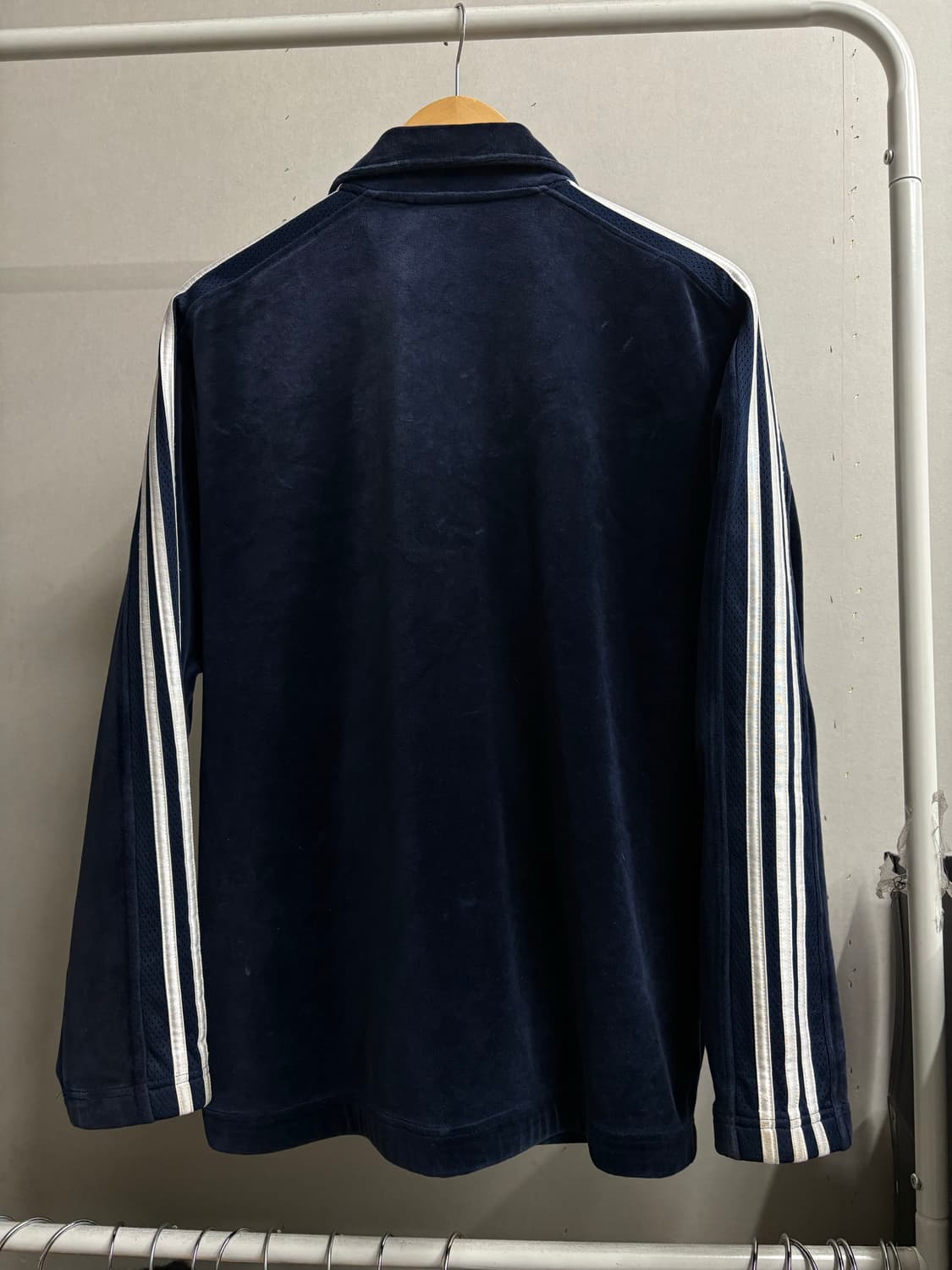 00s 아디다스 벨벳 네이비 져지 상품이미지3