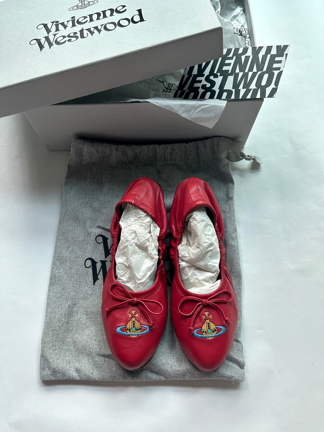 비비안웨스트우드 Vivienne Westwood ORB 발레리나 플렛슈즈 상품이미지3