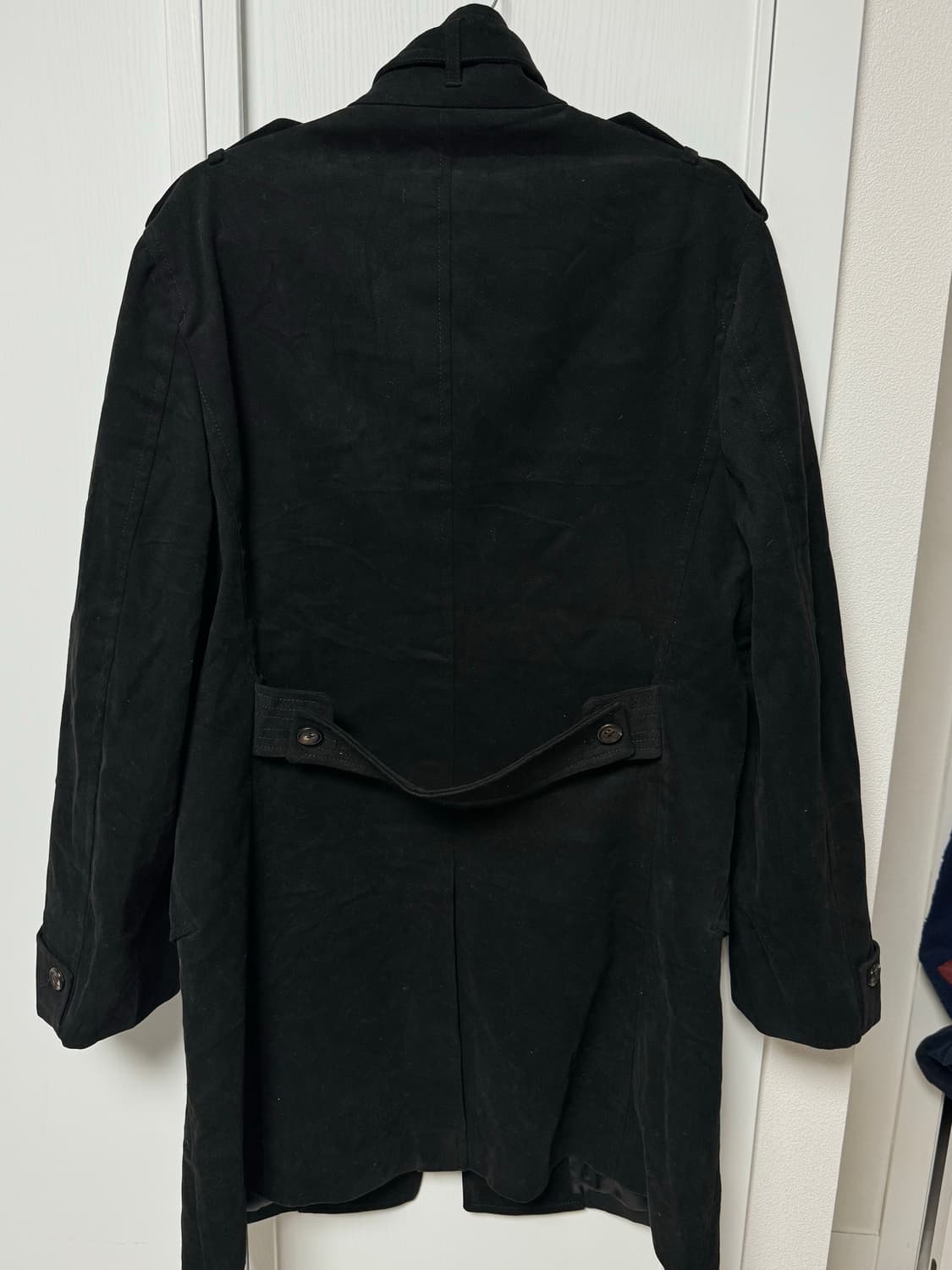 프랑스 원단 일본 the suit company 스탠드칼라 코트 상품이미지2