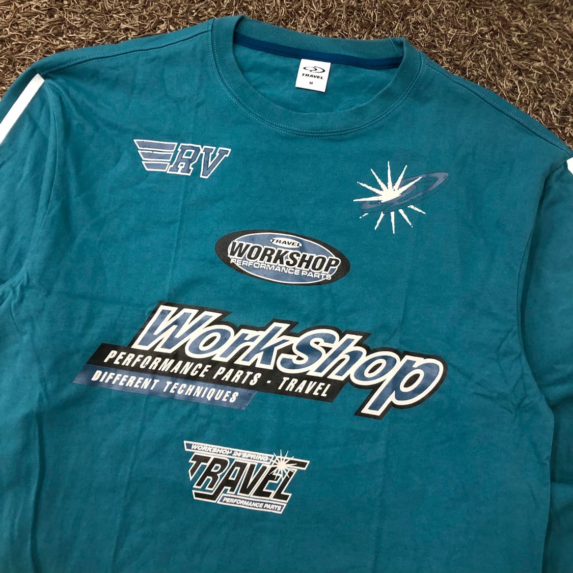 M 트래블 프린팅 롱슬리브 긴팔 티셔츠 상품이미지2